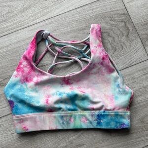 Curves N Combatboots Strappy Back Sports Bra